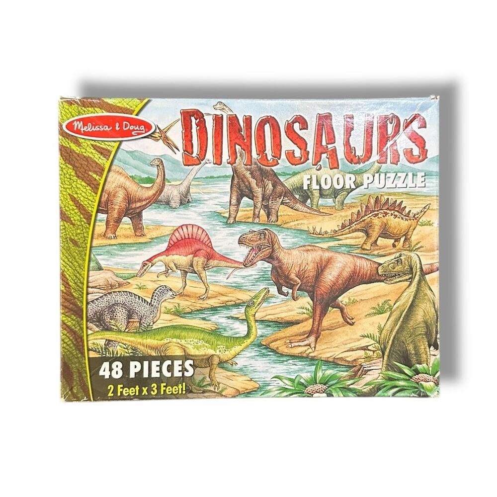 Melissa & Doug Dinosaurs Floor Puzzle - 48 Pieces